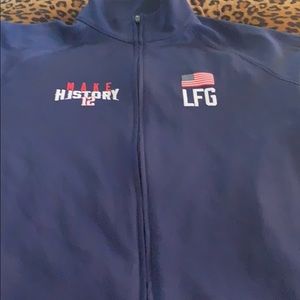 TOM BRADY GOAT PATRIOTS TRACK JACKET LIMITED